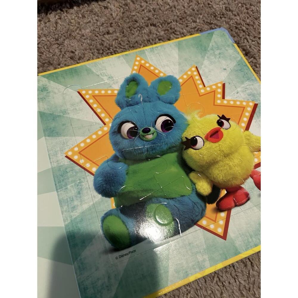 Toy Story 4 Disney Pixar My First Puzzle Book Featuring 5 Puzzles For Toddler - Picture 6 of 7